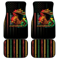 Steppin' into Juneteenth 1865 Car Mats Melanin Cowgirl Grunge Style