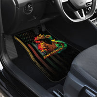 Steppin' into Juneteenth 1865 Car Mats Melanin Cowgirl Grunge Style