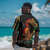 Steppin' into Juneteenth 1865 Hawaiian Shirt Melanin Cowgirl Grunge Style