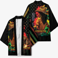 Steppin' into Juneteenth 1865 Kimono Melanin Cowgirl Grunge Style