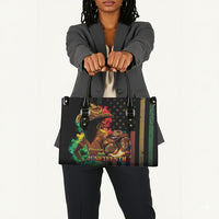 Steppin' into Juneteenth 1865 Leather Bag Melanin Cowgirl Grunge Style