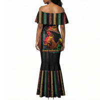 Steppin' into Juneteenth 1865 Mermaid Dress Melanin Cowgirl Grunge Style