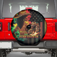 Steppin' into Juneteenth 1865 Spare Tire Cover Melanin Cowgirl Grunge Style