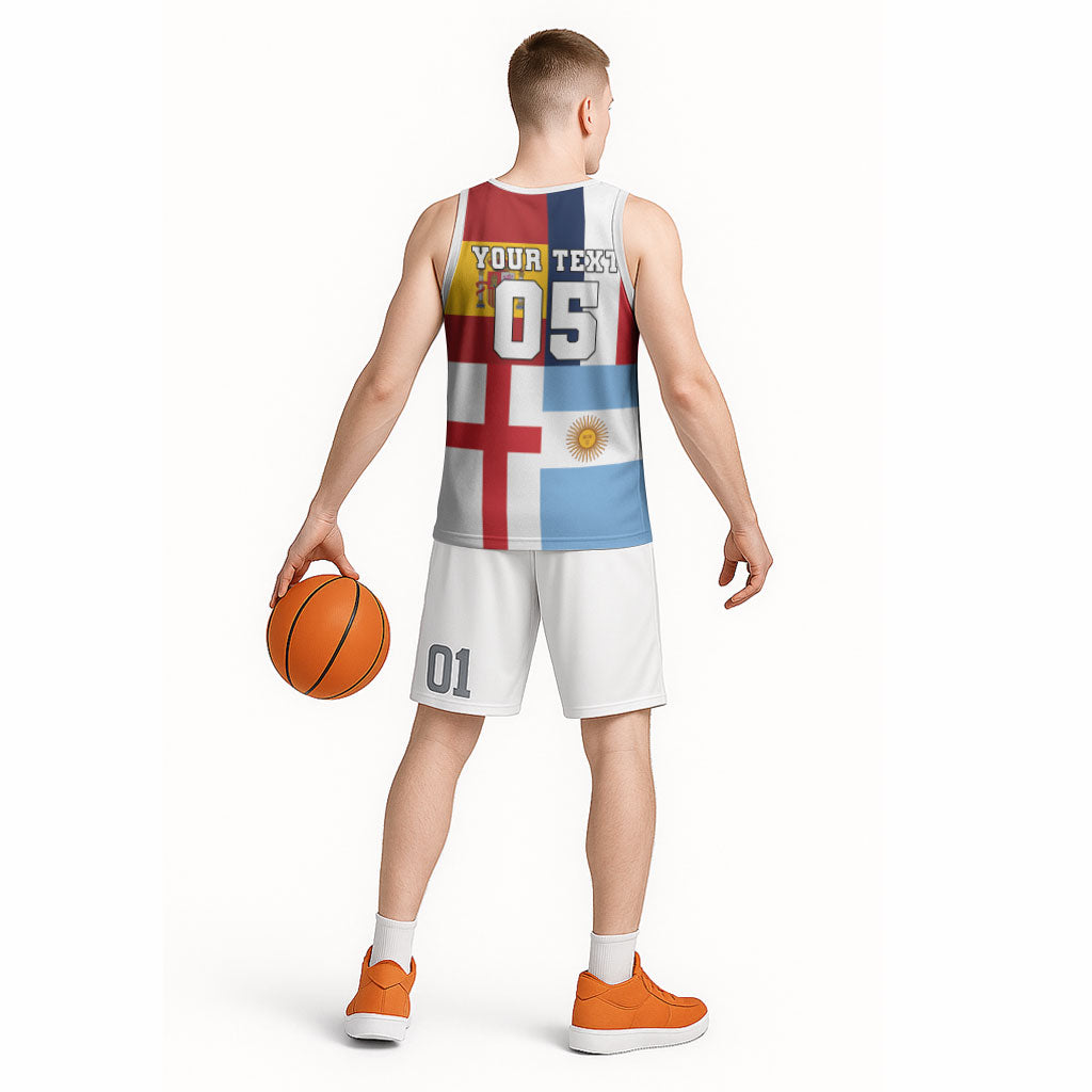 Custom World Football 2026 Final Four Basketball Jersey One Field One Dream