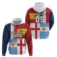 Custom World Football 2026 Final Four Hoodie One Field One Dream