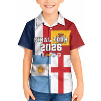 Custom World Football 2026 Final Four Kid Hawaiian Shirt One Field One Dream