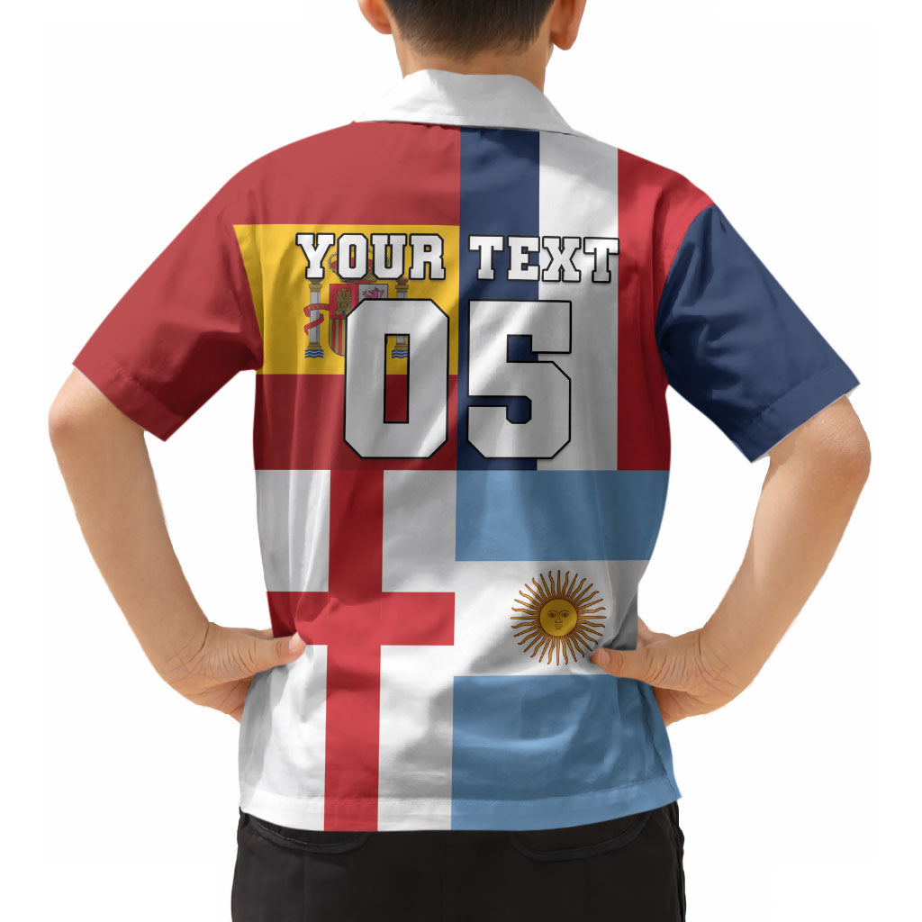 Custom World Football 2026 Final Four Kid Hawaiian Shirt One Field One Dream