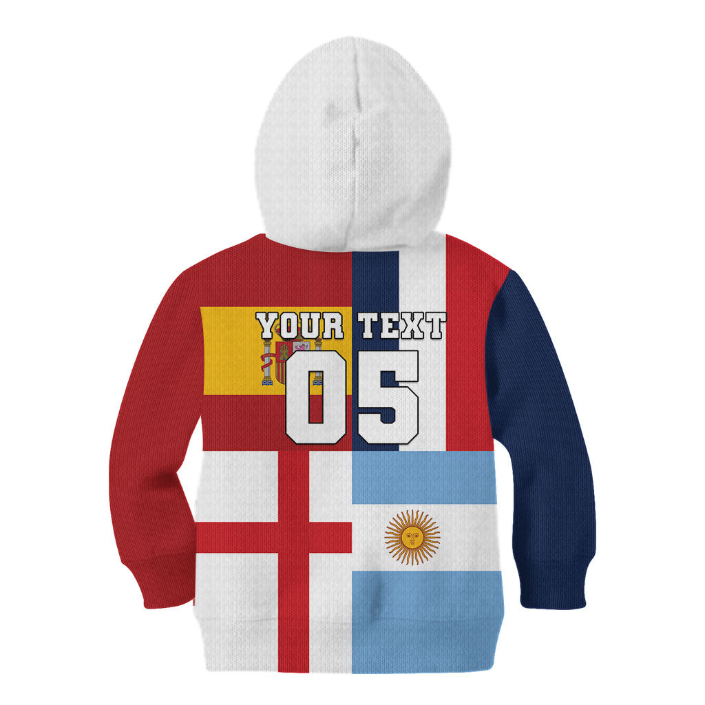 Custom World Football 2026 Final Four Kid Hoodie One Field One Dream
