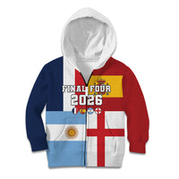 Custom World Football 2026 Final Four Kid Hoodie One Field One Dream