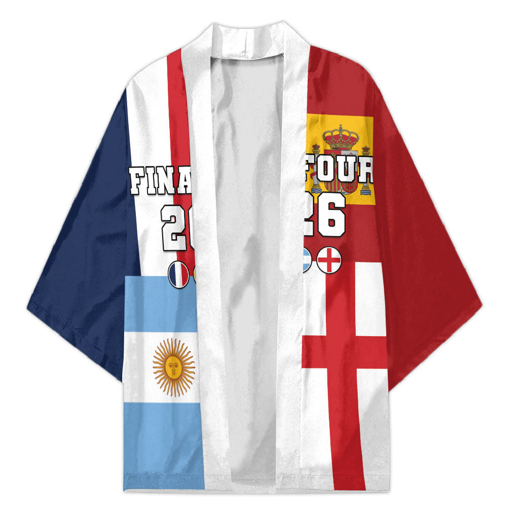 Custom World Football 2026 Final Four Kimono One Field One Dream