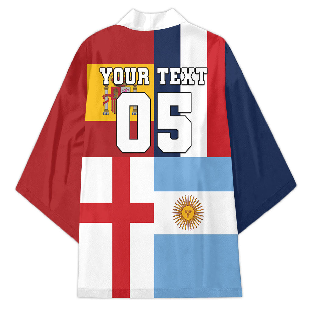 Custom World Football 2026 Final Four Kimono One Field One Dream