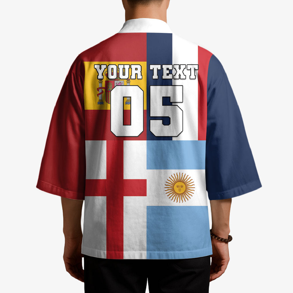Custom World Football 2026 Final Four Kimono One Field One Dream