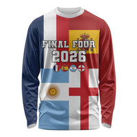 Custom World Football 2026 Final Four Long Sleeve Shirt One Field One Dream