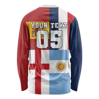 Custom World Football 2026 Final Four Long Sleeve Shirt One Field One Dream