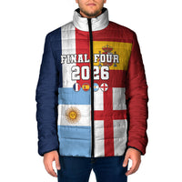 Custom World Football 2026 Final Four Padded Jacket One Field One Dream