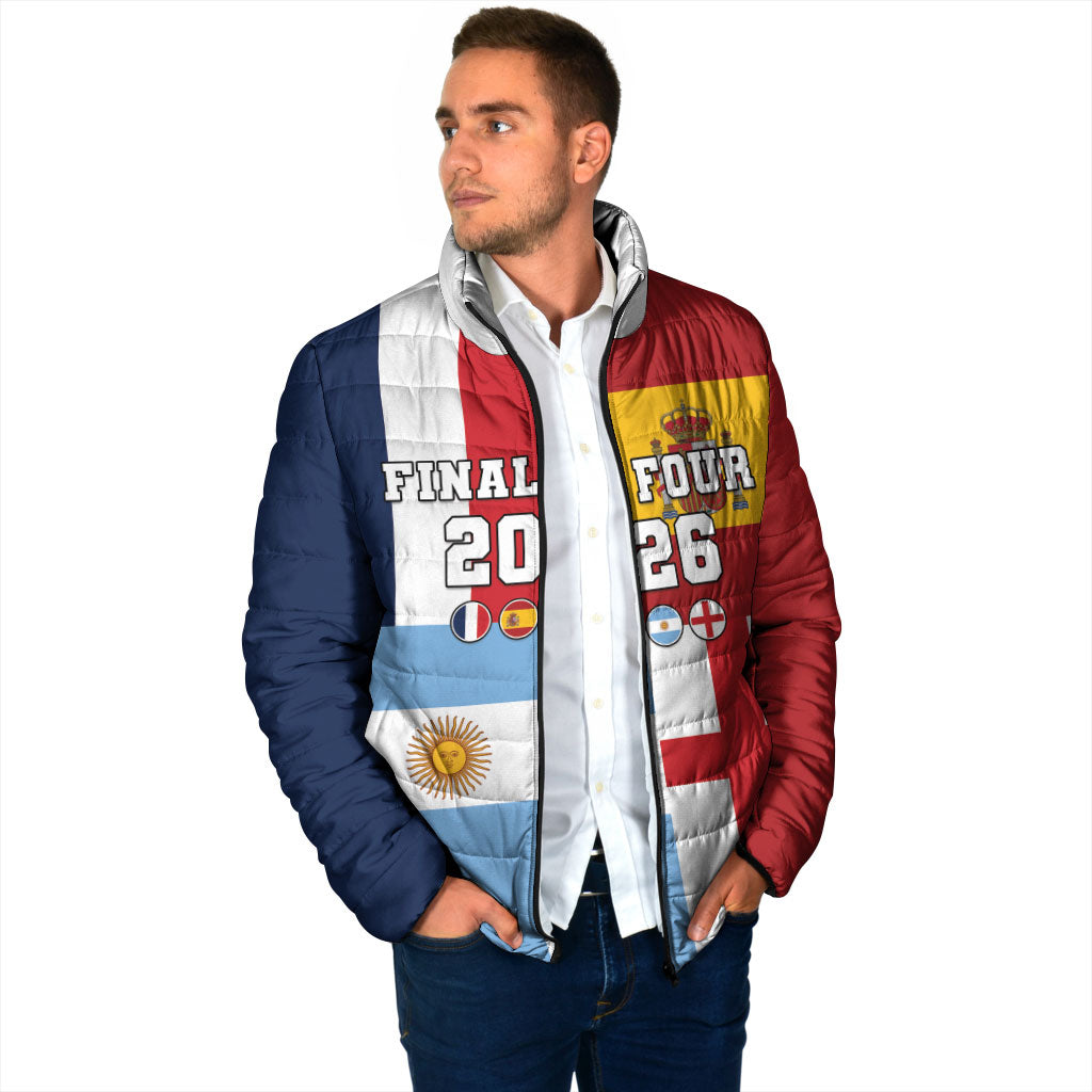 Custom World Football 2026 Final Four Padded Jacket One Field One Dream