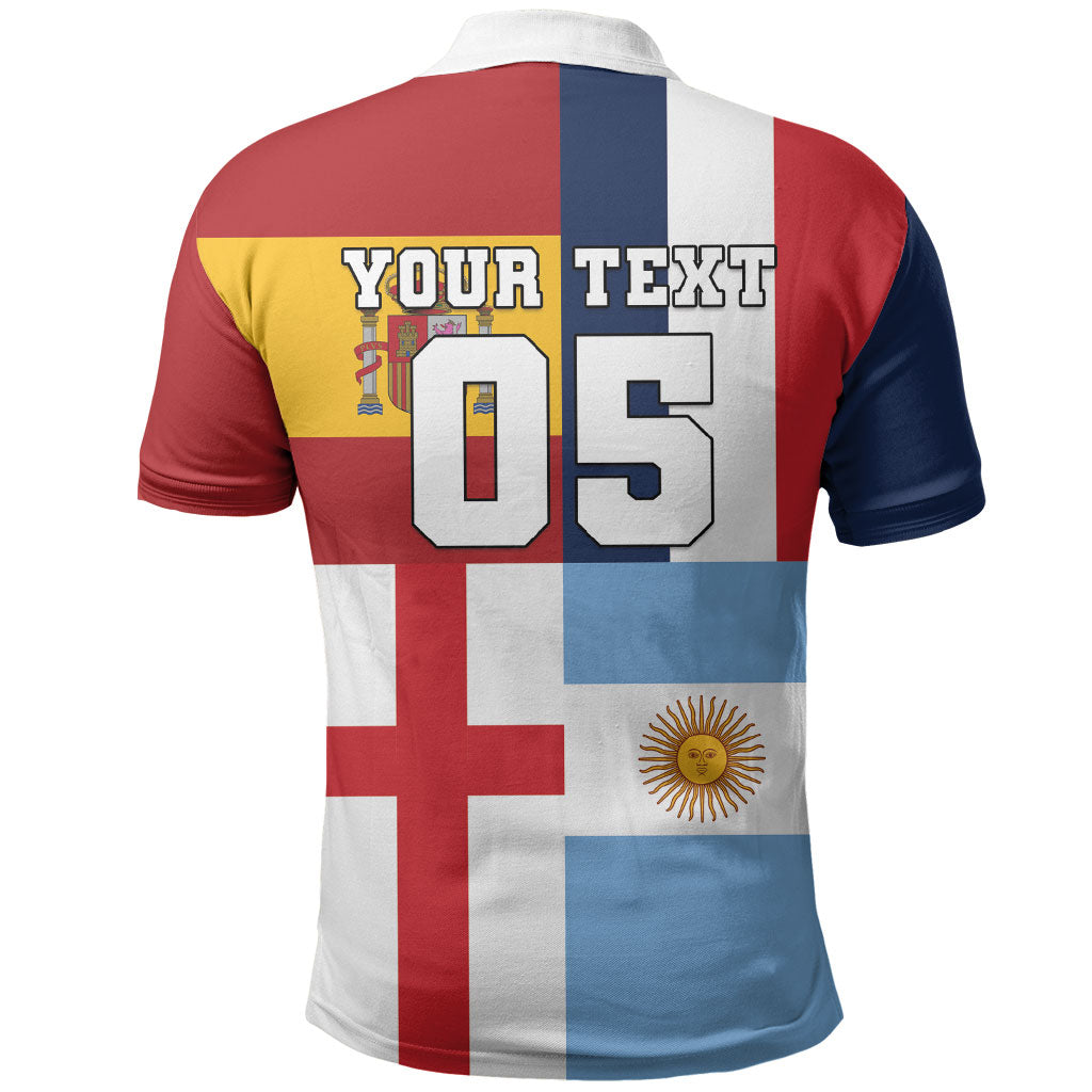 Custom World Football 2026 Final Four Polo Shirt One Field One Dream