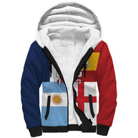 Custom World Football 2026 Final Four Sherpa Hoodie One Field One Dream