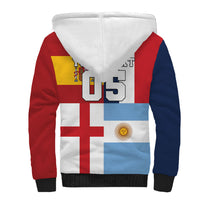 Custom World Football 2026 Final Four Sherpa Hoodie One Field One Dream
