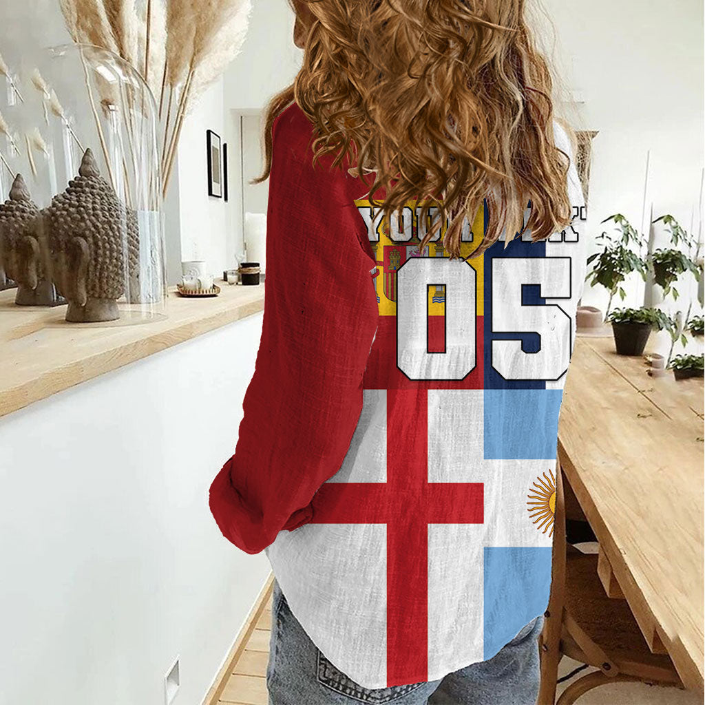Custom World Football 2026 Final Four Women Casual Shirt One Field One Dream