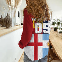 Custom World Football 2026 Final Four Women Casual Shirt One Field One Dream