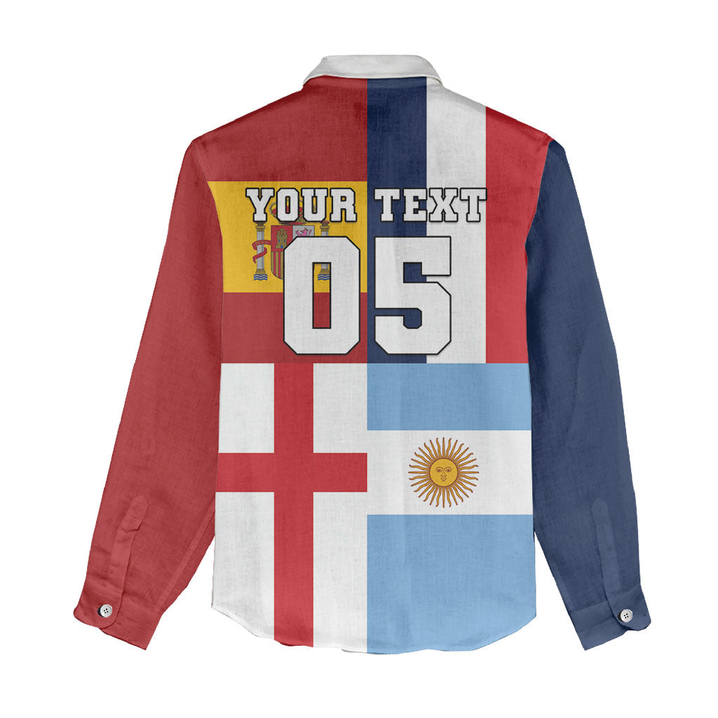 Custom World Football 2026 Final Four Women Casual Shirt One Field One Dream