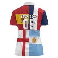 Custom World Football 2026 Final Four Women Polo Shirt One Field One Dream