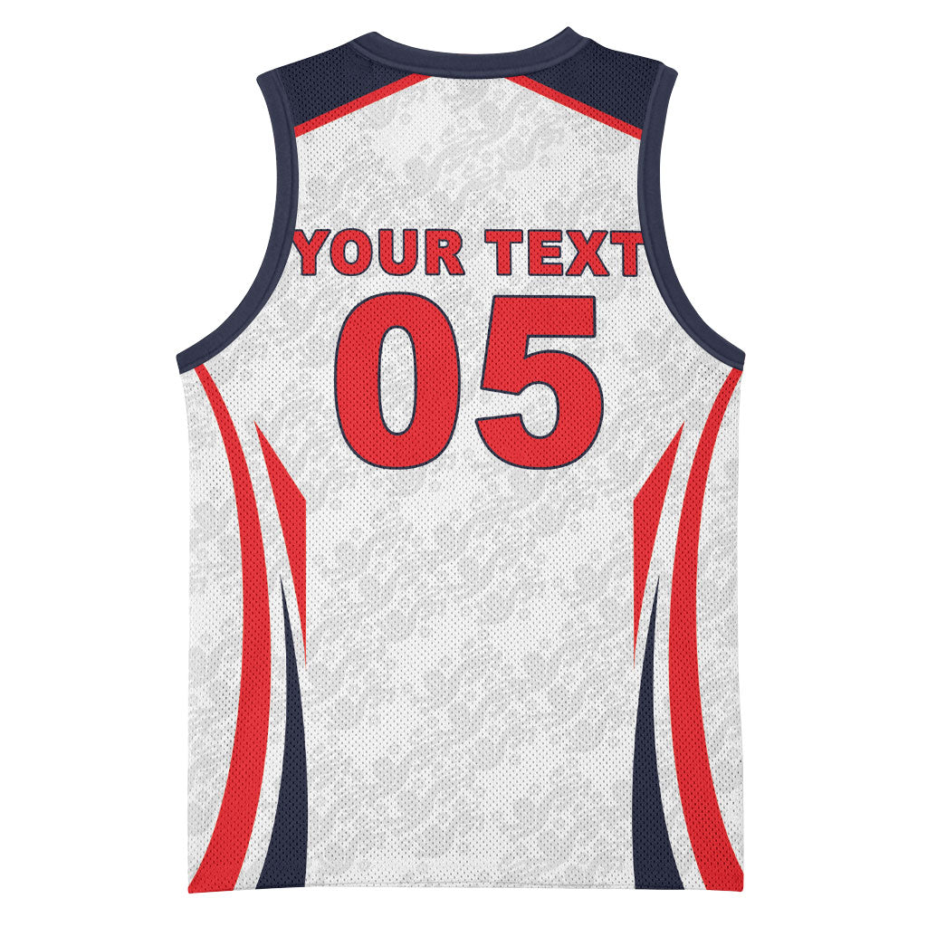 Custom World Football 2026 England Basketball Jersey Come On England