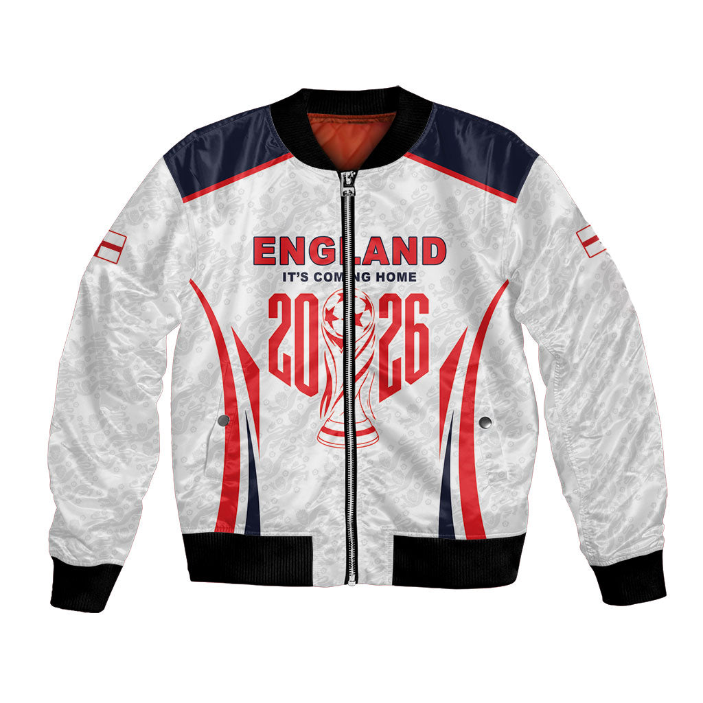 Custom World Football 2026 England Bomber Jacket Come On England