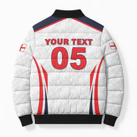 Custom World Football 2026 England Bomber Puffer Jacket Come On England