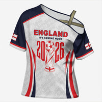 Custom World Football 2026 England Cross Shoulder Shirt Come On England