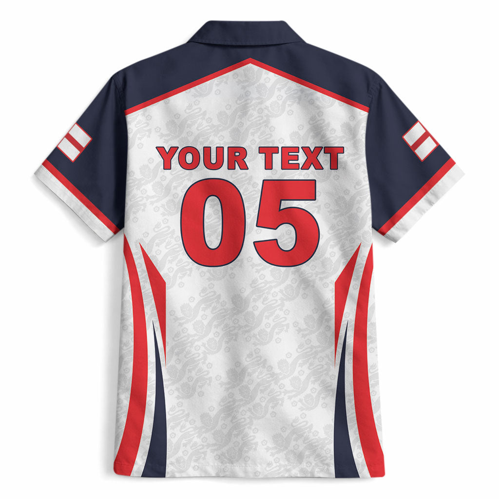 Custom World Football 2026 England Hawaiian Shirt Come On England