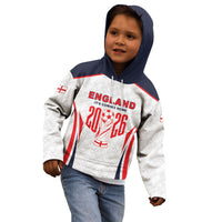 Custom World Football 2026 England Kid Hoodie Come On England
