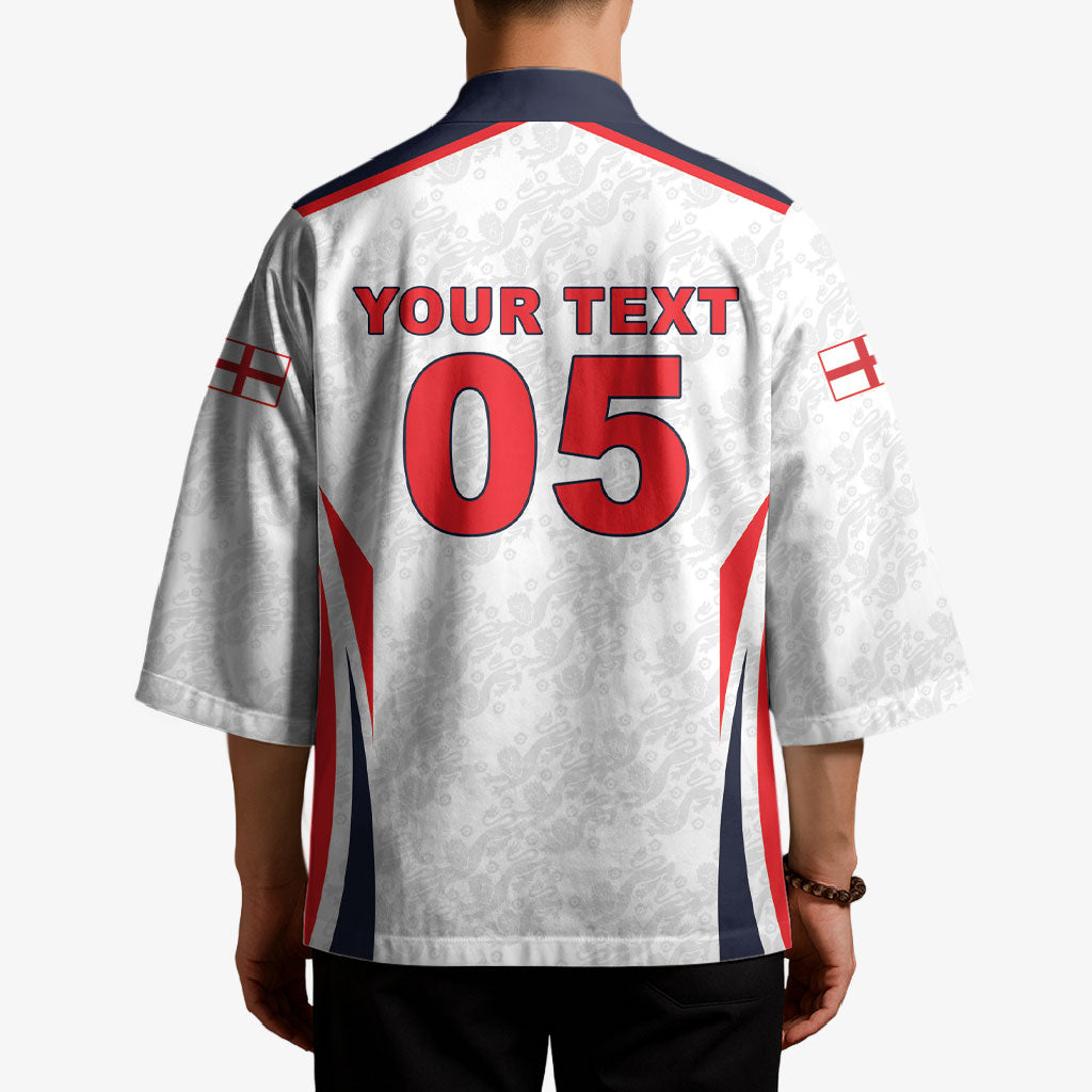 Custom World Football 2026 England Kimono Come On England