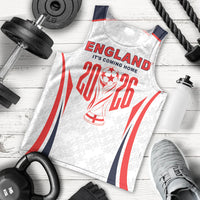 Custom World Football 2026 England Men Tank Top Come On England