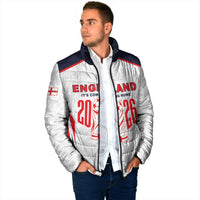 Custom World Football 2026 England Padded Jacket Come On England
