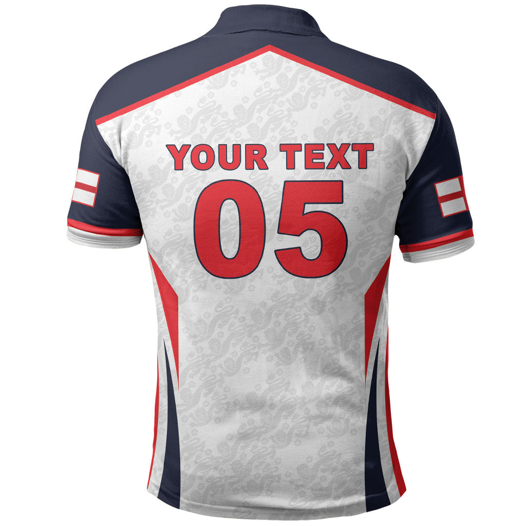 Custom World Football 2026 England Polo Shirt Come On England