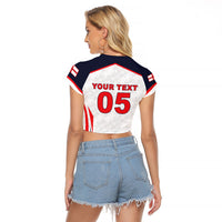 Custom World Football 2026 England Raglan Cropped T Shirt Come On England