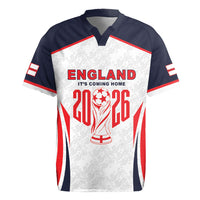 Custom World Football 2026 England Rugby Jersey Come On England