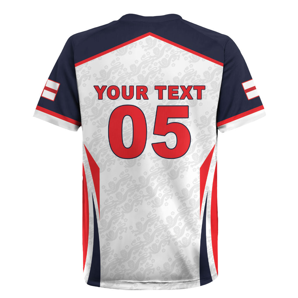 Custom World Football 2026 England Rugby Jersey Come On England