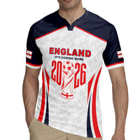 Custom World Football 2026 England Rugby Jersey Come On England