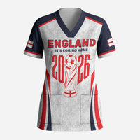 Custom World Football 2026 England Scrub Top Come On England