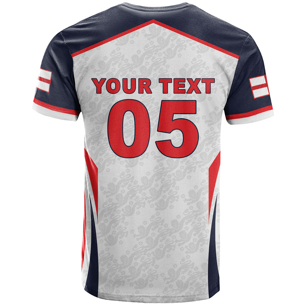Custom World Football 2026 England T Shirt Come On England