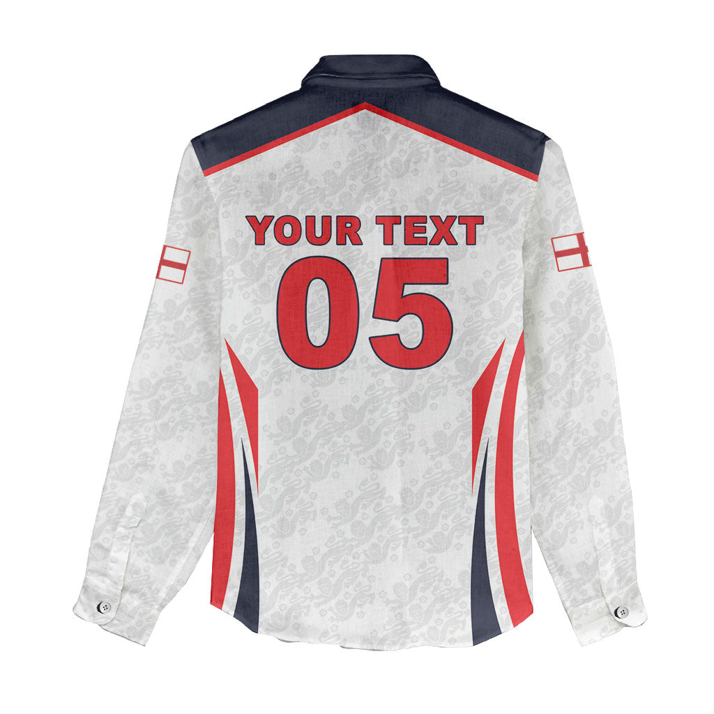 Custom World Football 2026 England Women Casual Shirt Come On England