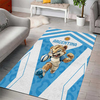 Argentina Rugby 2024 Area Rug Go Los Pumas Leopard Pattern LT05 - Wonder Print Shop