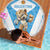 Argentina Rugby 2024 Beach Blanket Go Los Pumas Leopard Pattern LT05 - Wonder Print Shop