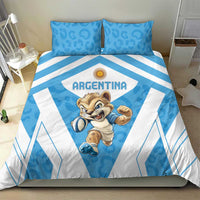 Argentina Rugby 2024 Bedding Set Go Los Pumas Leopard Pattern LT05 - Wonder Print Shop