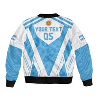 Custom Argentina Rugby 2024 Bomber Jacket Go Los Pumas Leopard Pattern LT05 - Wonder Print Shop