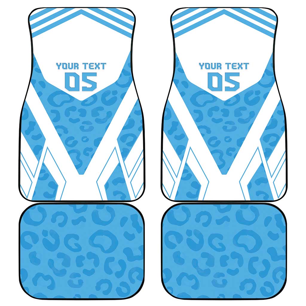 Argentina Rugby 2024 Car Mats Go Los Pumas Leopard Pattern LT05 - Wonder Print Shop