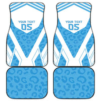 Argentina Rugby 2024 Car Mats Go Los Pumas Leopard Pattern LT05 - Wonder Print Shop
